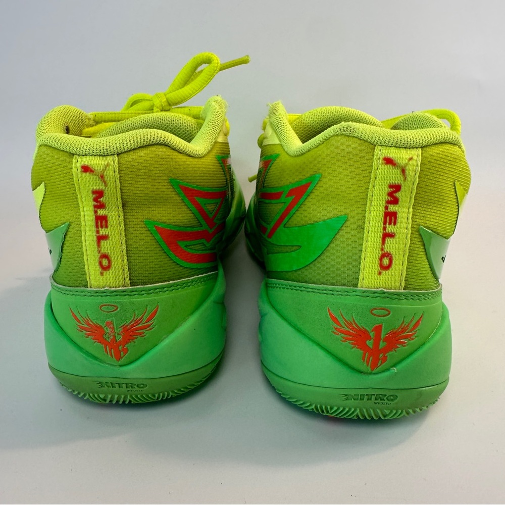 HTF Puma LaMelo Ball MB.02 Nickelodeon Slime Size 3 Kids Shoes 377610-01 - Picture 3 of 12